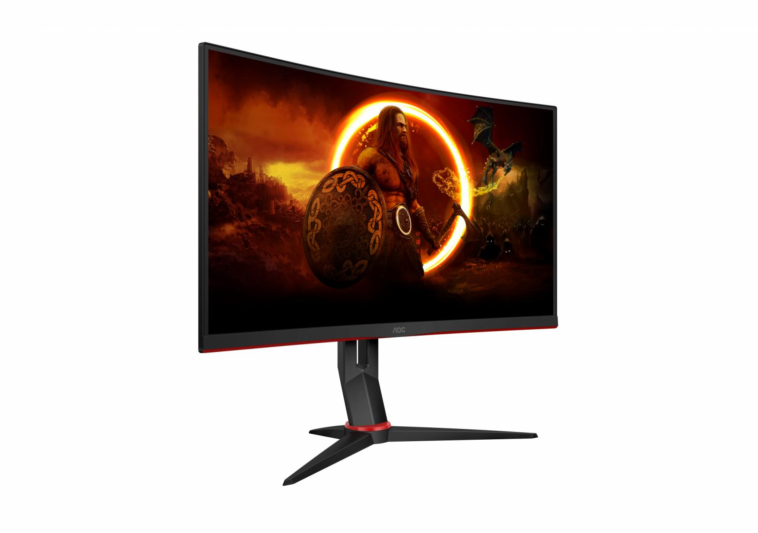 Monitor AOC 27" C27G2Z3/BK, Curvature: 1500R, Diagonal (inch): 27, Diagonal - imagine 6