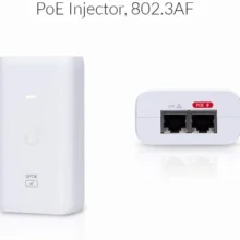 Ubiquiti POE External Injector, U-POE-Af, Output Voltage 48VDC @ 0.32A