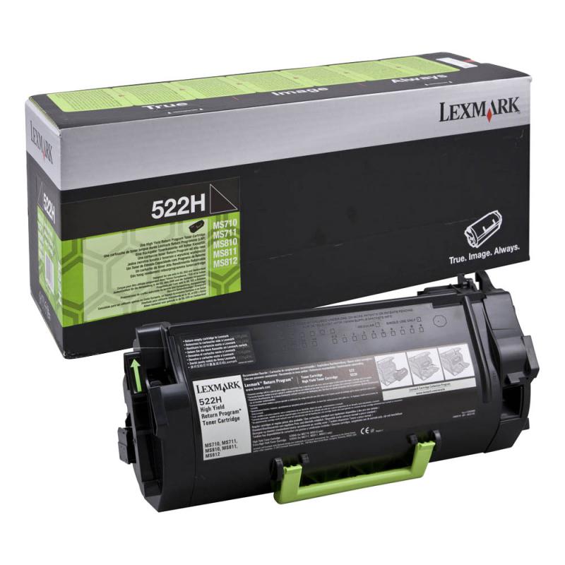 Toner Lexmark 52D2H0E, black, 25 k, MS810de , MS810dn ,