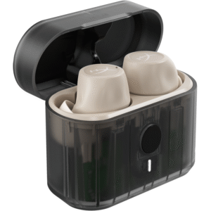 Casti HyperX Cirro Buds Pro Tan, cu functie de noise