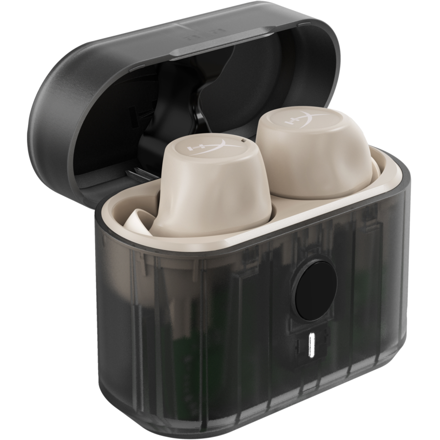 Casti HyperX Cirro Buds Pro Tan, cu functie de noise