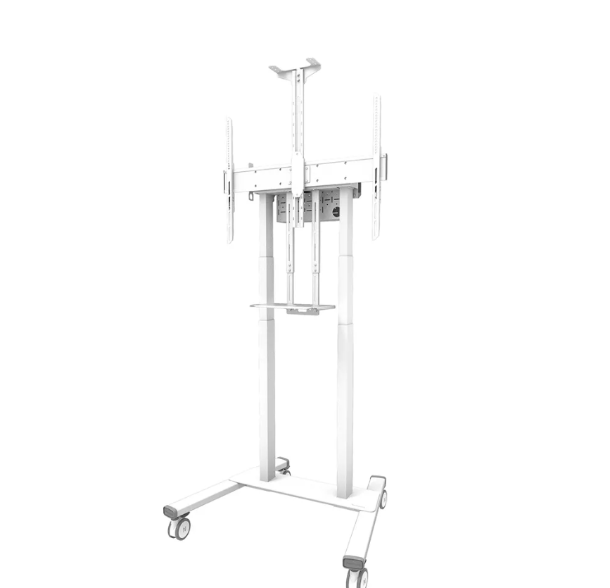 Stand mobil motorizat Neomounts by Newstar, 37"-100", 110 kg, VESA 800x600, alb - imagine 7
