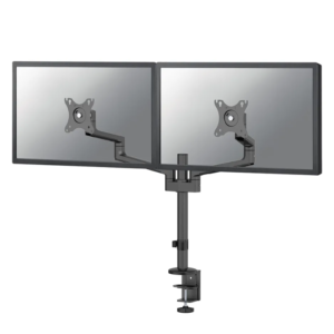 Brat dublu monitor Neomounts DS60-425BL2; pentru display-uri cu diagonale 17"-27",
