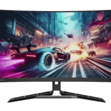 Monitor Gaming 31.5-inch Lenovo Legion R32qc-30, LED, VA WLED, 2560x1440