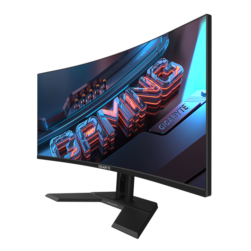 Gigabyte Monitor Gaming 34" GS34WQC, Non-glare, Rezolutie: 3440 x 1440 - imagine 3