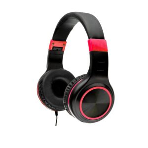 Casti cu micr. Spacer Pearl Red, cu fir, multimedia,