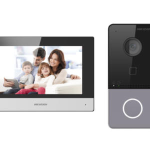 Kit videointercom IP Hikvision DS-KIS603-P(C) Flash 32 MB,memorie RAM 256MB,Indoor