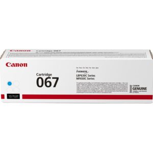 Toner Canon CRG067C, Cyan, capacitate 1250 pagini, pentru LBP-631 /
