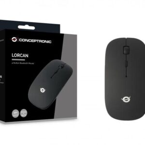 CONCEPTRONIC LORCAN01B 4-Button Bluetooth Mouse, 56 x 20 x 112