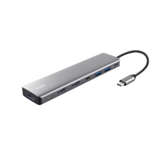 Adaptor Trust Dalyx 7-in-1, 2 porturi interfata USB-A 3.2 gen