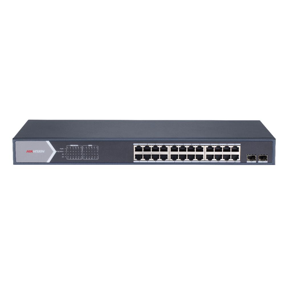 Switch 24 porturi Gigabit Hikvision DS-3E1526P-SI, L2, Smart Managed, 24