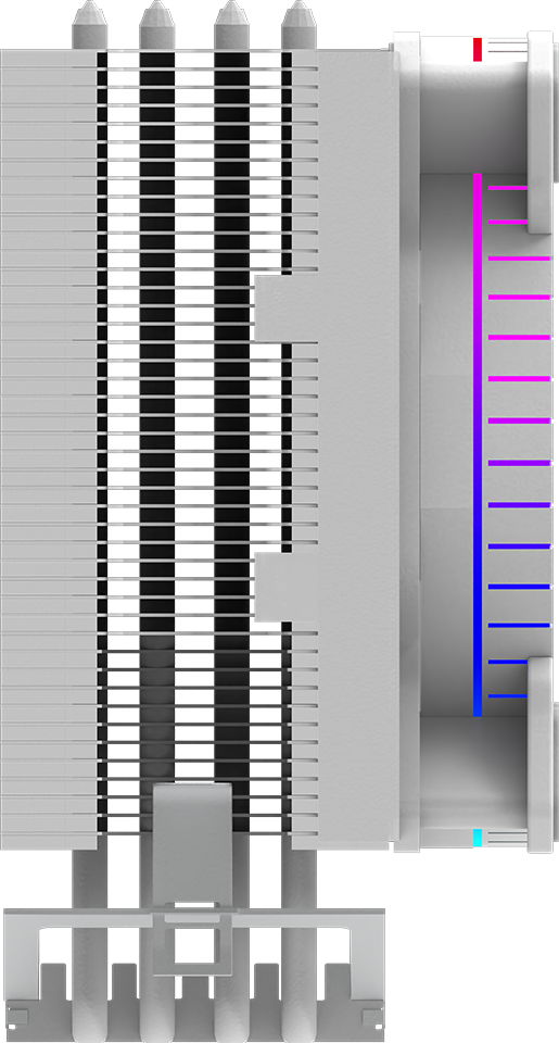 Cooler Procesor AQYRIS URANUS LS ARGB ALB - imagine 5