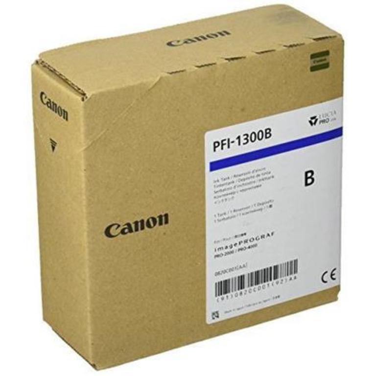 Cartus Cerneala CANON PFI-1300BL, Blue, Capacitate 330ml, pentru CANON Imageprograf