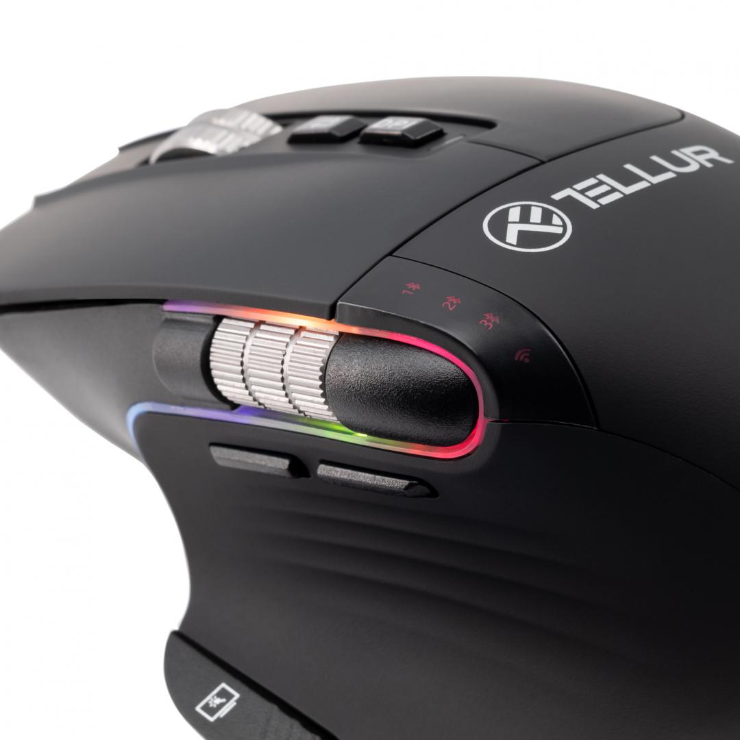 Mouse wireless Tellur Shade, silent click, rezolutie maxima 3200 DPI, - imagine 6