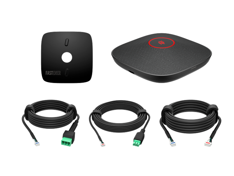 HP Poly Studio A2 Black Table Microphone w/ Mounting Plate