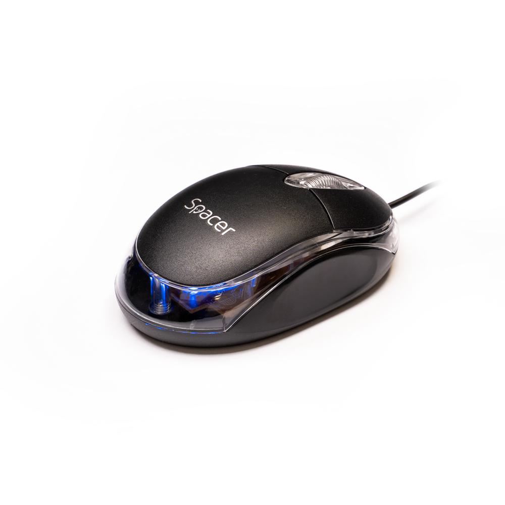 MOUSE Spacer, PC sau NB, cu fir, USB, optic, 800 - imagine 4