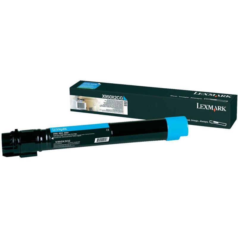 Toner Lexmark X950X2CG, cyan, 22 k, X950de , X950de Statoil