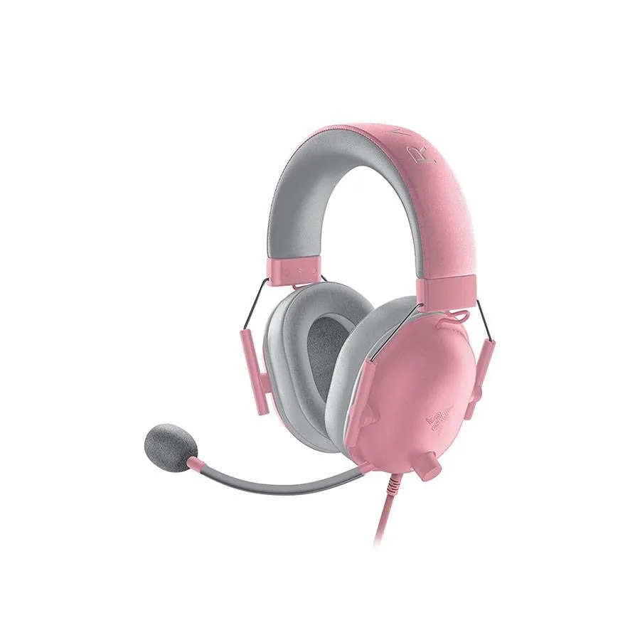 Casti Razer Blackshark V2 X cu Fir, Roz