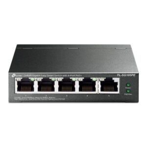 "5-Port Gigabit Easy Smart Switch with 4-Port PoE+ PORT: 4×