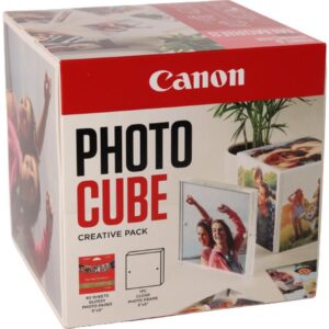 CANON PP-201 13x13CM PHOTO CUBE White / Pink, 40 coli,