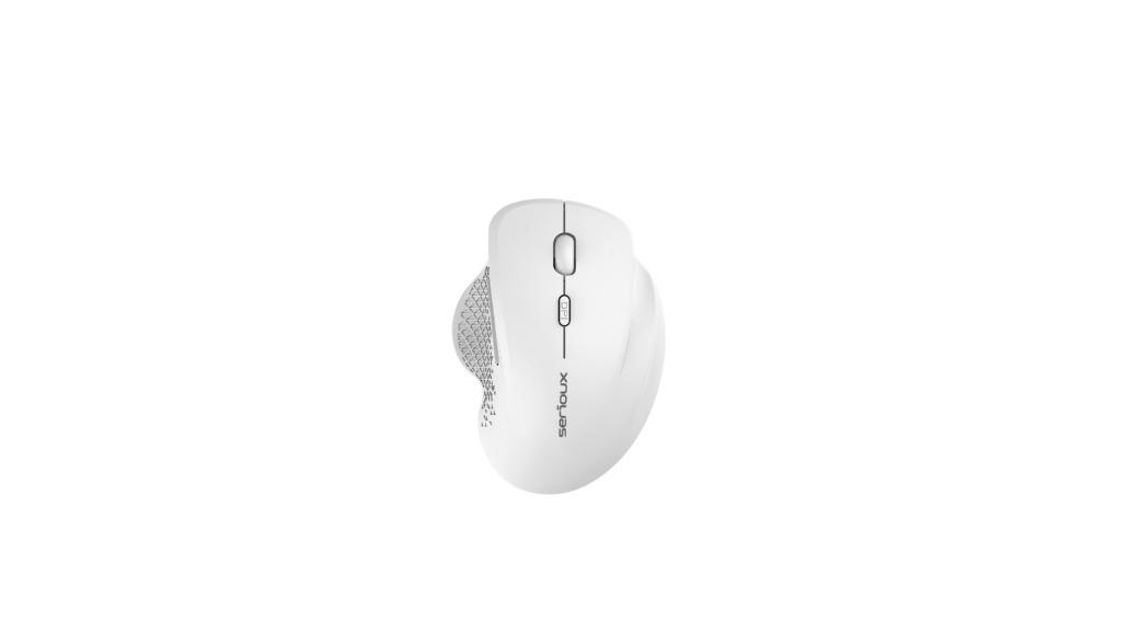 Mouse Serioux Glide 515 Wireless, Alb, Senzor: Optic, DPI: 800/