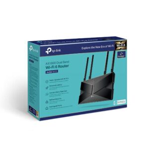 Wireless Router TP-LINK, ARCHER AX1800;WI-FI 6, Dual-Core CPU, Dual- Band,