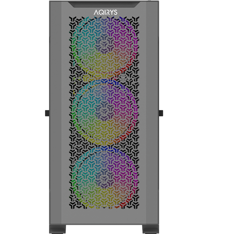 Carcasa AQIRYS AQUILLA Mid Tower ARGB NEGRU - imagine 4