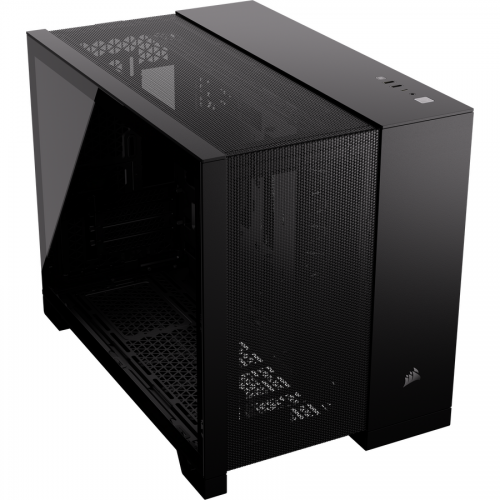 Carcasa CORSAIR 2500D AIRFLOW Micro ATX Dual Chamber NEGRU - imagine 3