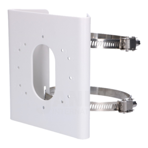 Suport de montaj pe stalp Hikvision DS-1275ZJ-S-SUS, dimensiuni: 144 mm