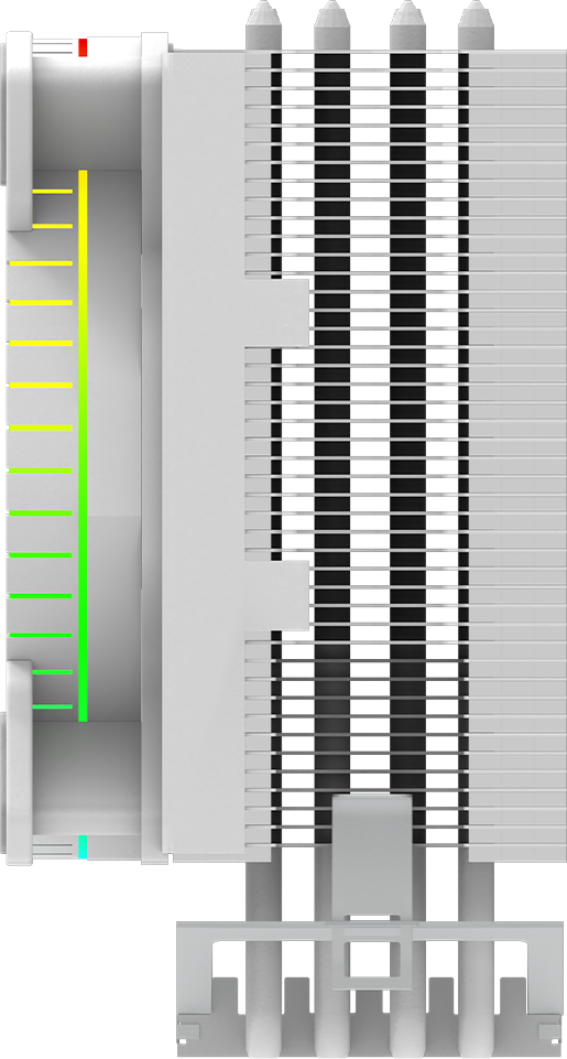 Cooler Procesor AQYRIS URANUS LS ARGB ALB - imagine 6