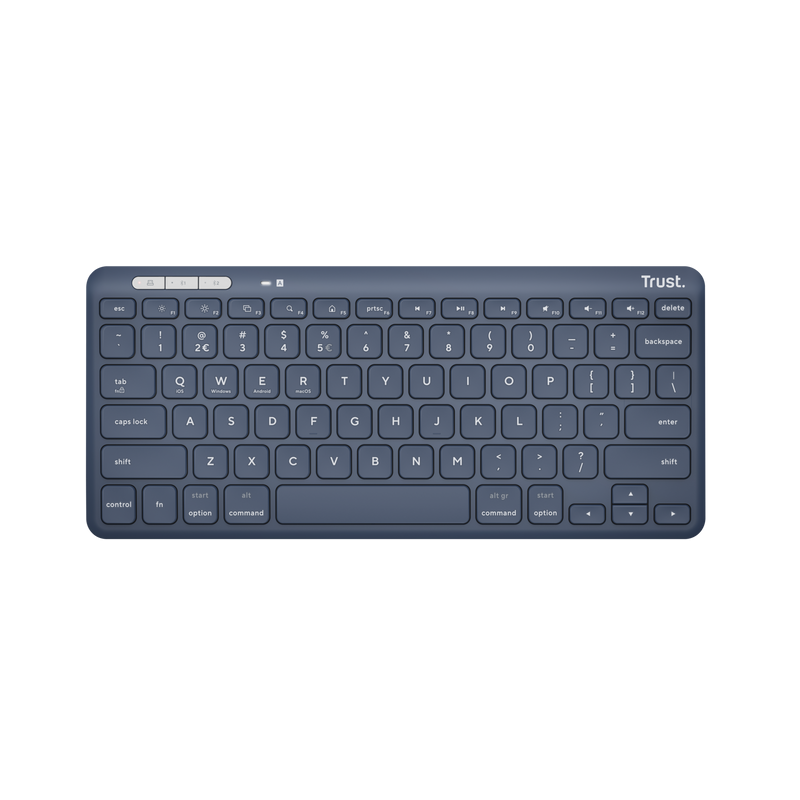 Tastatura Trust Lyra Wireless, albastru - imagine 3