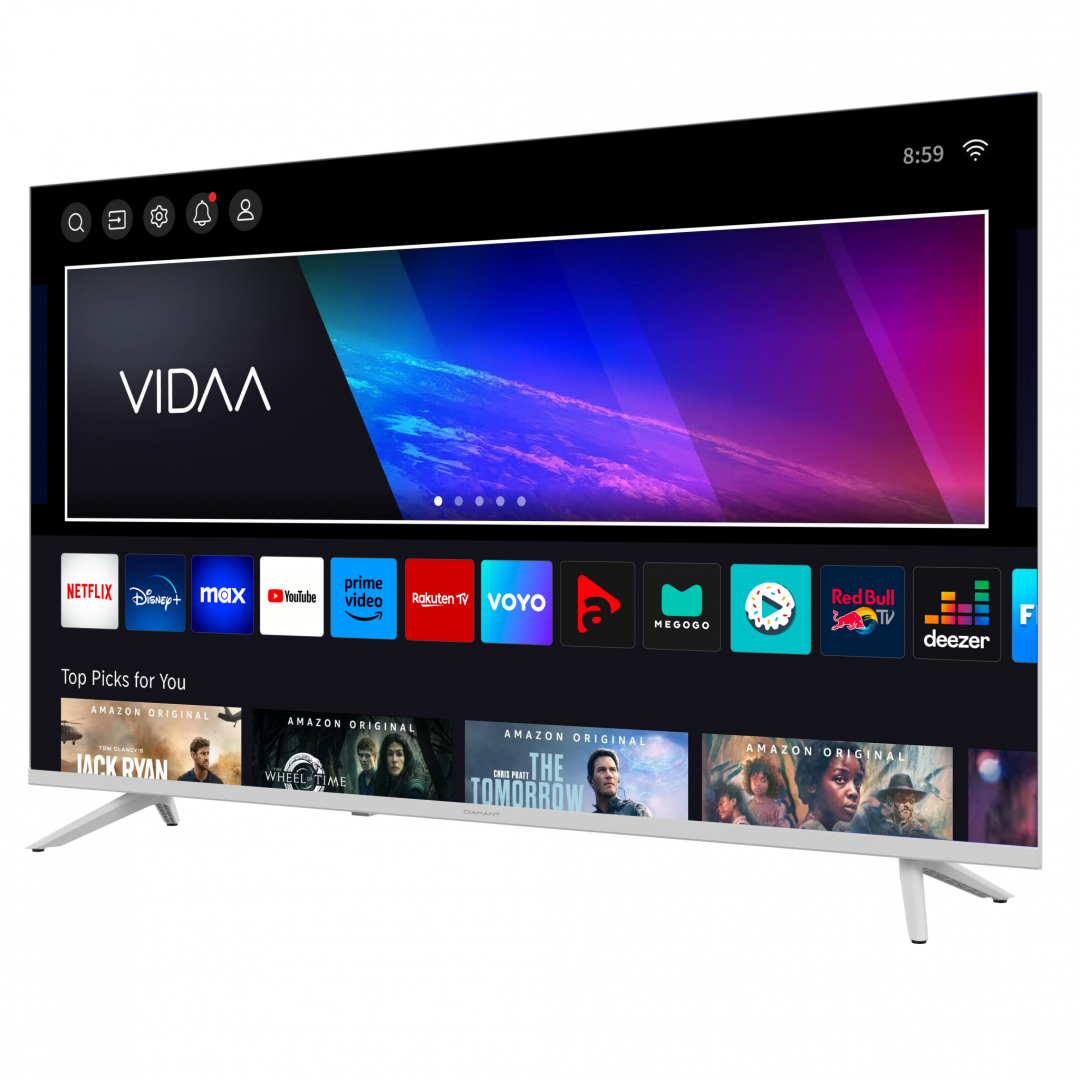 LED Tv Diamant Smart 32HL4331H/C, 80 CM, HD, Alb, Vidaa - imagine 4