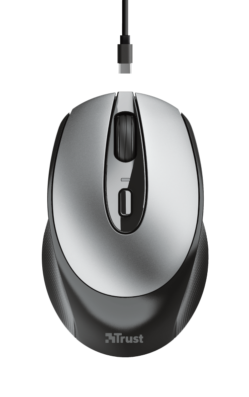 Mouse Trust Zaya, Wireless, negru