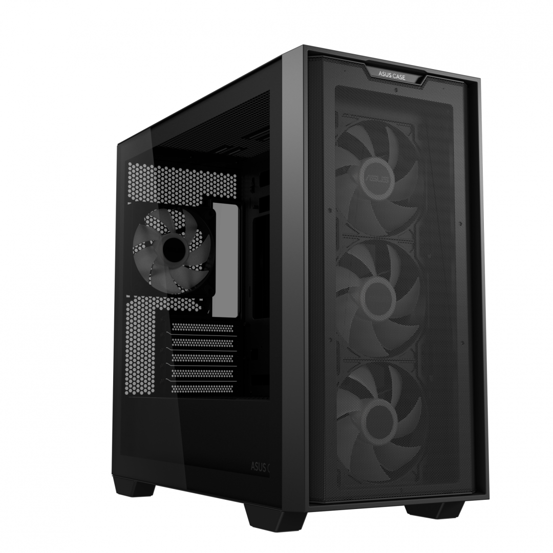 Carcasa ASUS A21 PLUS Mid Tower ARGB NEGRU - imagine 3