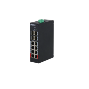 Dahua PoE Hardened Managed Desktop Layer 2 Switch, 12 Ports,