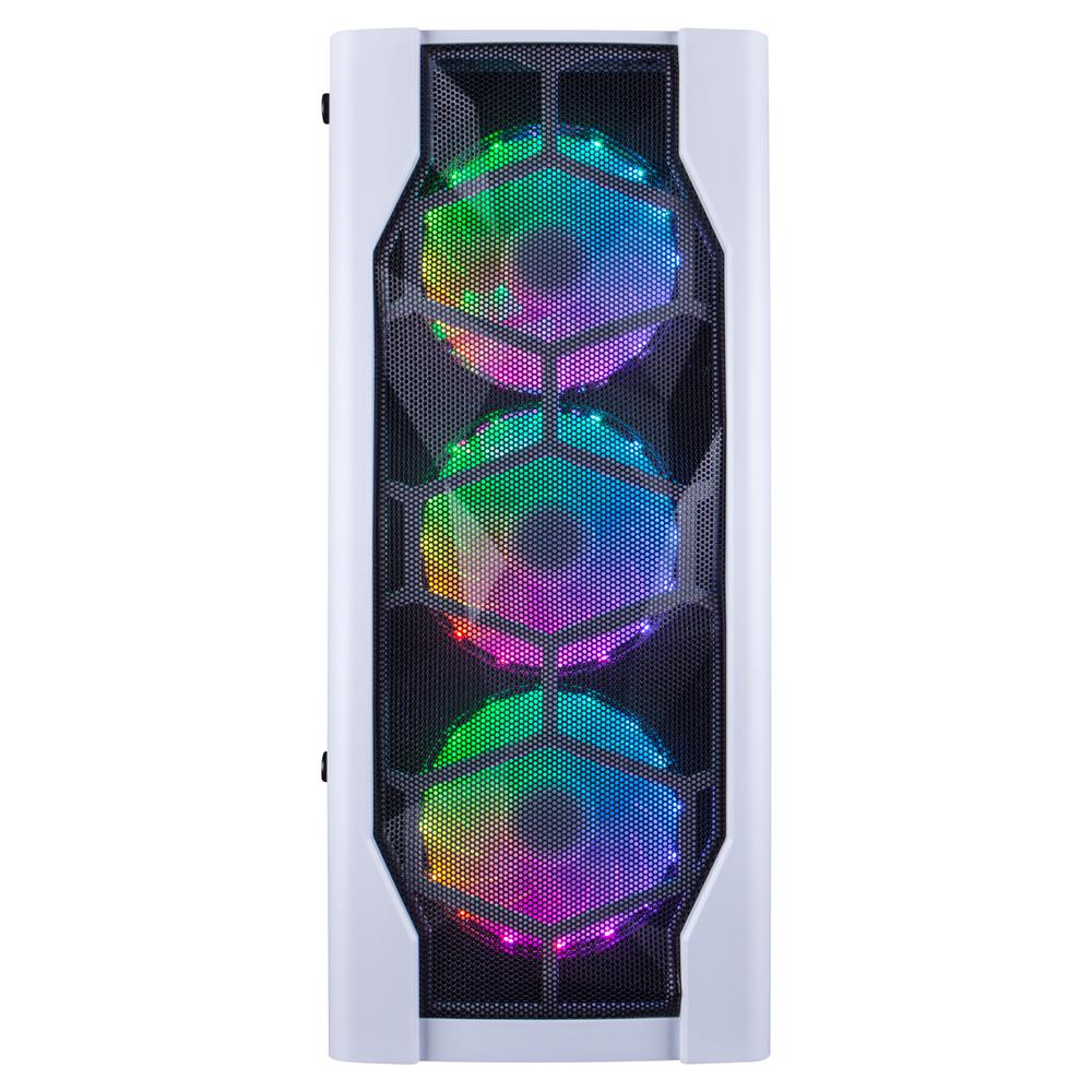 Carcasa 1STPLAYER DK D4 Mid Tower RGB ALB - imagine 3