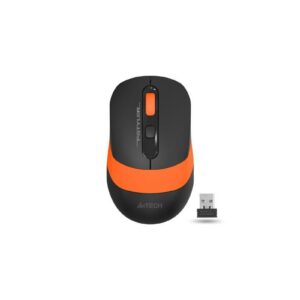 Mouse A4tech, gaming, wireless, optic, 2000 dpi, negru / portocaliu