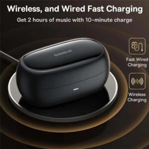 Casti Baseus Bowie MA20 wireless TWS bluetooth 5.3, microfon pe