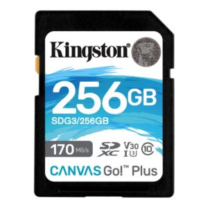 Card de Memorie SDXC Kingston Canvas GO Plus, 256GB, Class