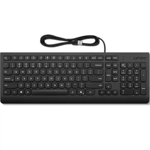 Tastatura Lenovo Essential Wired; Black; US English 103P; Greutate: 0.57 - imagine 4