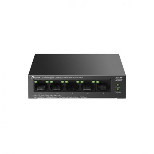 "5-Port Gigabit Desktop Switch with 4-Port PoE+ PORT: 4× - imagine 4