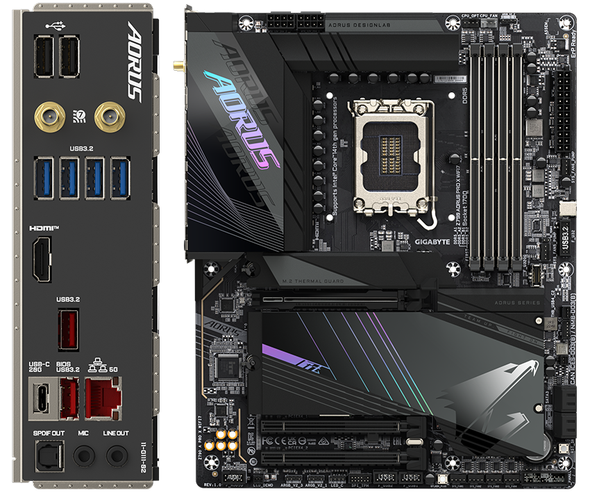 Placa de bază Gigabyte Z790 AORUS PRO X WIFI7 LGA1700 - imagine 3
