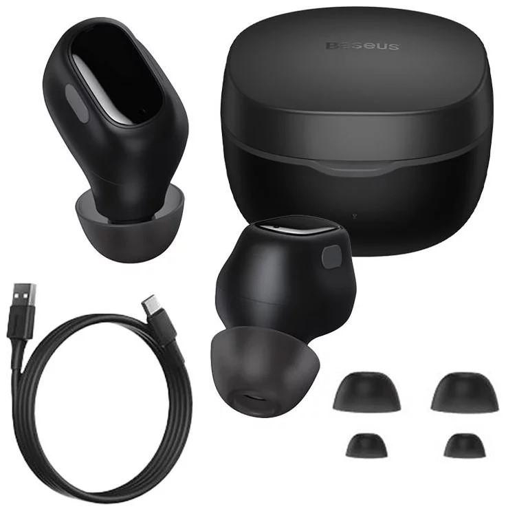 Casti Baseus Bowie WM01 TWS, wireless, bluetooth 5.0, microfon - imagine 3
