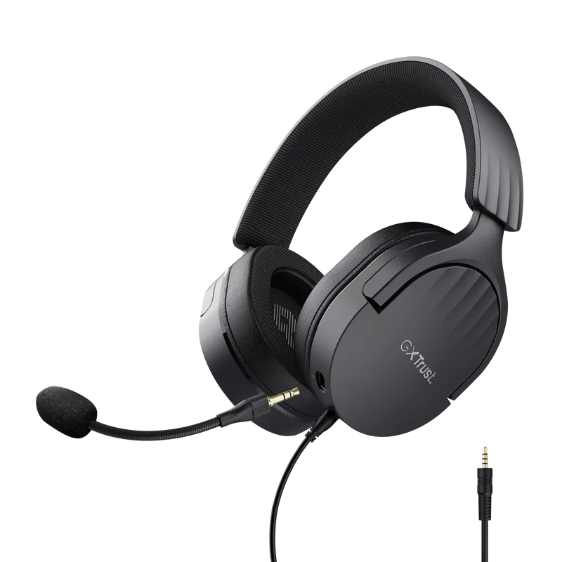 Casti gaming TrustGXT 490P Fayzo cu fir - frecventa de raspuns 100 Hz - 17.000 Hz - negru - interfata USB 2.0