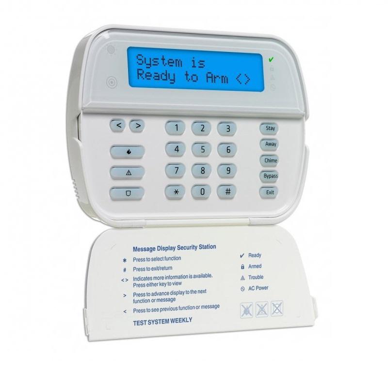 Tastatura wireless DSC WT5500P LCD pentru centrala ALEXOR, Se poate