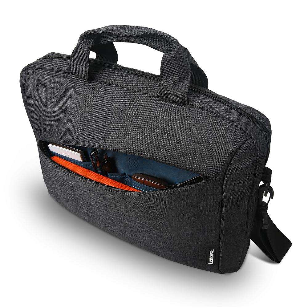 Geanta laptop Lenovo Casual Toploader T210, 15.6", Black, rezistent la - imagine 5