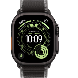 Apple Watch Ultra 3 GPS + Cellular 49mm Black Titanium Case with Black/Charcoal