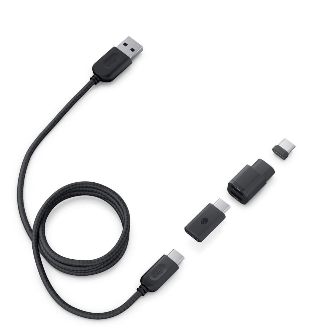 Dell Alienware Tri-Mode Wireless Gaming Mouse AW720M, Connection type: Tri-mode - imagine 8