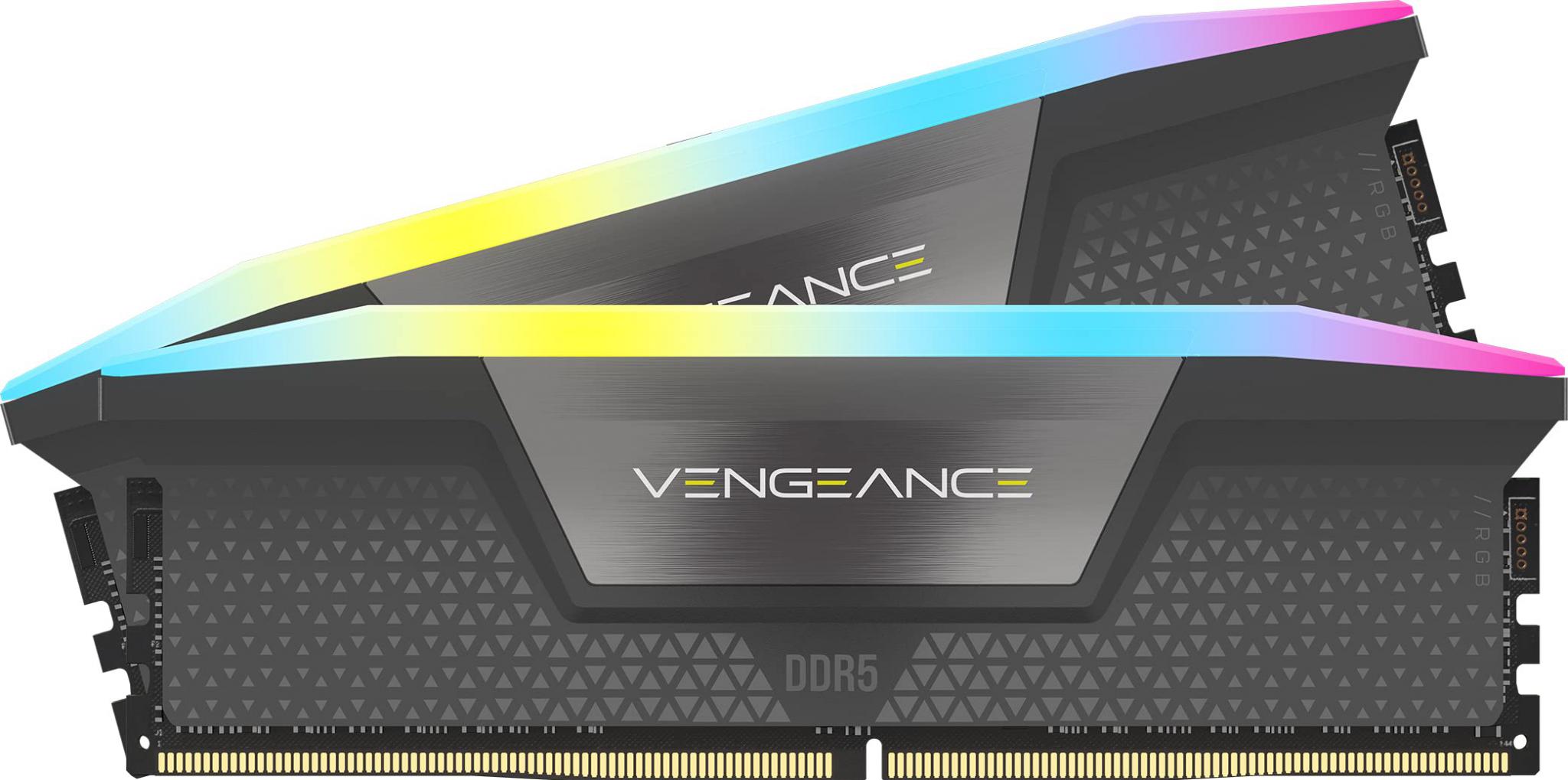 Memorie RAM Corsair Vengeance RGB 64GB DDR5 6000MHz CL30 Kit - imagine 3