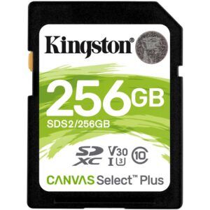 Card de Memorie SDXC Kingston Canvas Select Plus, 256GB, Class